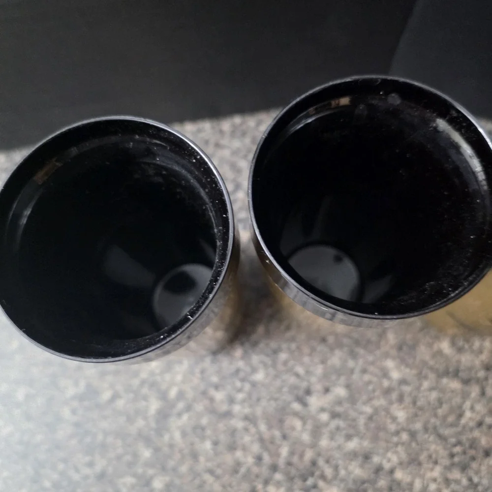Vintage MCM NFC Gold Black Wildlife Insulated Tumblers Set‎ of 6 Made in USA